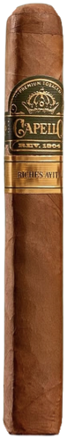 Capello cigar with gold and green band